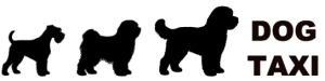 DOG TAXI STICKER, Vinyl Decal 30cm long