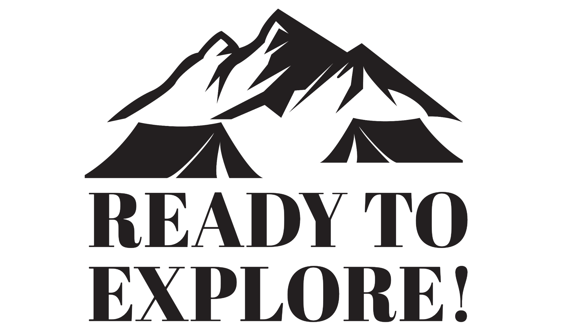 Ready to explore the outdoors stickers